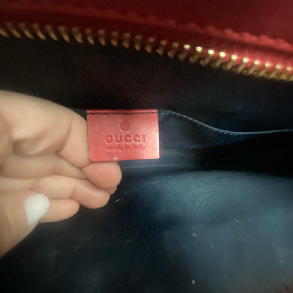 Gucci Floral Blue and Green Clutch - Picture 6 of 12